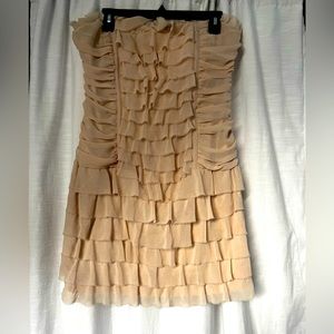 Ark & Co strapless semi formal dress